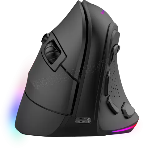 Photo de Souris sans fil Gamer ergonomique verticale Mars Gaming MM-SK RGB (Noir)