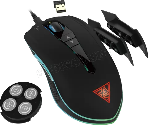 Photo de Souris sans fil Gamer Gamdias Hades M1 RGB (Noir)