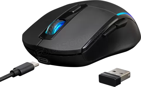 Photo de Souris sans fil Gamer Gamdias Hades M2 RGB (Noir)