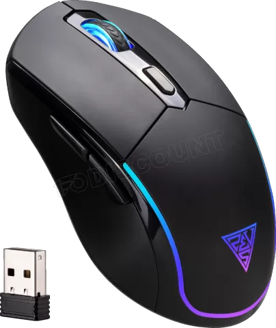 Photo de Souris sans fil Gamer Gamdias Hades M2 RGB (Noir)