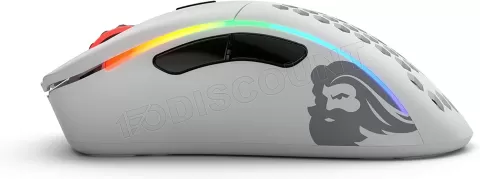 Photo de Souris sans fil Gamer Glorious Model D Minus (D-) RGB (Blanc Mat)