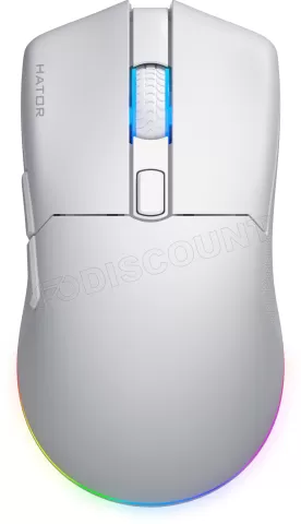 Photo de Souris sans fil Gamer Hator Pulsar 3 RGB (Blanc)