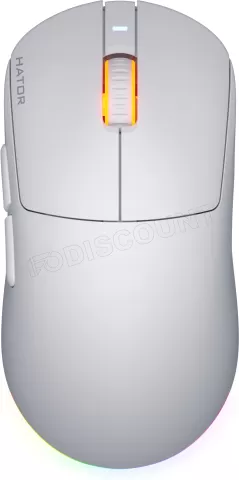 Photo de Souris sans fil Gamer Hator Quasar 3 (Blanc)