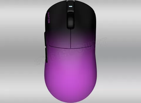 Photo de Souris sans fil Gamer Hator Quasar 3 Ultima 8K (Noir/Violet)