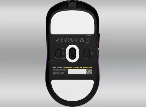Photo de Souris sans fil Gamer Hator Quasar 3 Ultima 8K (Noir/Violet)