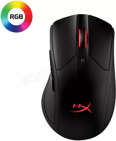 Photo de Souris sans fil Gamer HyperX Pulsefire Dart RGB (Noir)