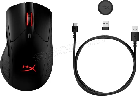 Photo de Souris sans fil Gamer HyperX Pulsefire Dart RGB (Noir)