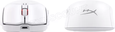 Photo de Souris sans fil Gamer HyperX Pulsefire Haste 2 RGB (Blanc)