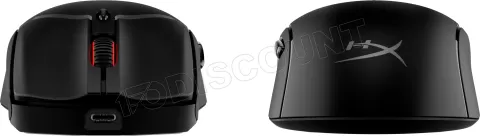 Photo de Souris sans fil Gamer HyperX Pulsefire Haste 2 RGB (Noir)