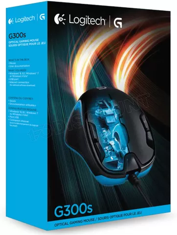 Photo de Souris sans fil Gamer Logitech G300s RGB (Noir)