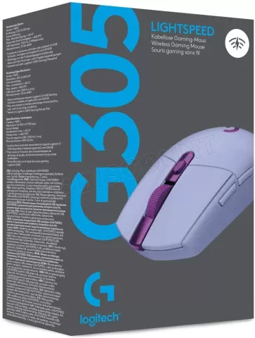 Photo de Souris sans fil Gamer Logitech G305 LightSpeed (Violet)