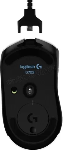 Photo de Souris sans fil Gamer Logitech G703 LightSpeed RGB (Noir)