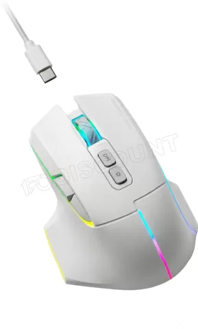 Photo de Souris sans fil Gamer Mars Gaming MMW-Vector RGB (Blanc)