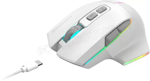 Photo de Souris sans fil Gamer Mars Gaming MMW-Vector RGB (Blanc)