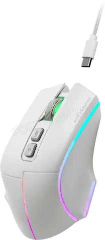 Photo de Souris sans fil Gamer Mars Gaming MMW-Vector RGB (Blanc)