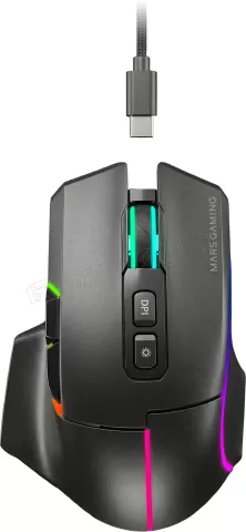 Photo de Souris sans fil Gamer Mars Gaming MMW-Vector RGB (Noir)