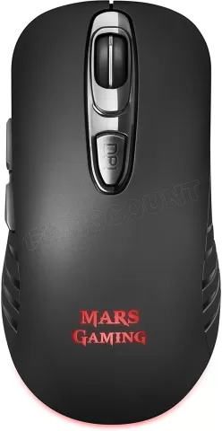 Photo de Souris sans fil Gamer Mars Gaming MMW2 RGB (Noir)