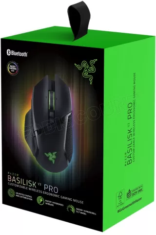 Photo de Souris sans fil Gamer Razer Basilisk V3 Pro RGB (Noir)