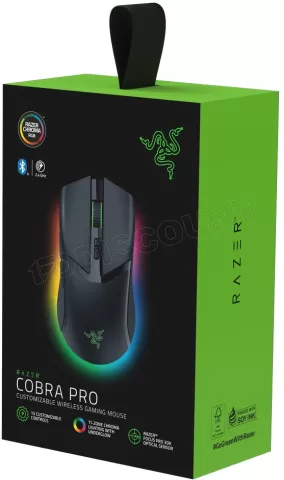 Photo de Souris sans fil Gamer Razer Cobra Pro RGB (Noir)