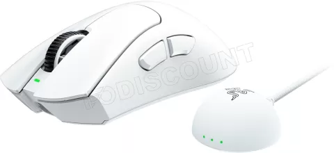 Photo de Souris sans fil Gamer Razer Deathadder V4 Pro (Blanc)