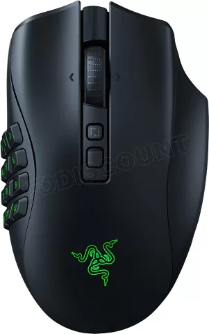 Photo de Souris sans fil Gamer Razer Naga V2 Pro RGB (Noir)