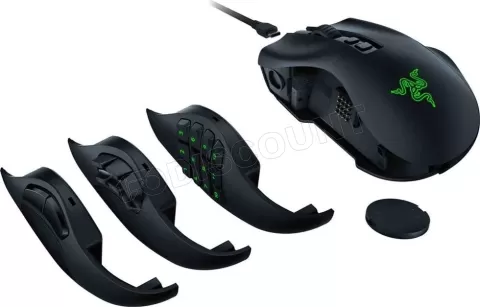 Photo de Souris sans fil Gamer Razer Naga V2 Pro RGB (Noir)