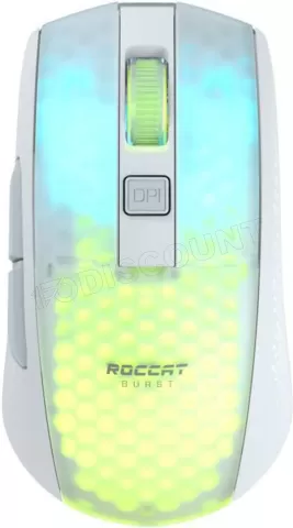 Photo de Souris sans fil Gamer Roccat Burst Pro Air RGB (Blanc)