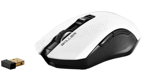 Photo de Souris sans fil Gamer Sharkoon Skiller SGM3 RGB (Noir/Blanc)