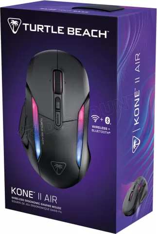 Photo de Souris sans fil Gamer Turtle Beach Kone II Air RGB (Noir)