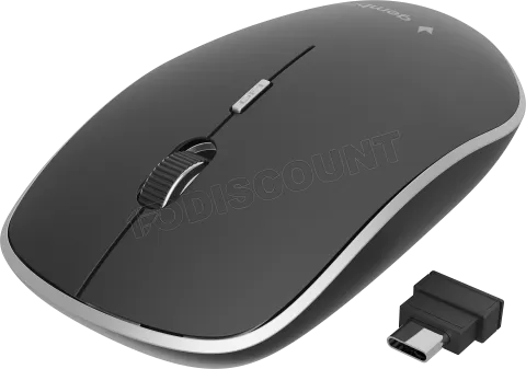 Photo de Souris sans fil Gembird Silent (Noir)