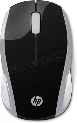 Photo de Souris sans fil HP 200 (Noir/Argent)