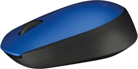 Photo de Souris sans fil Logitech Cordless Laser M171 (Noir/Bleu)