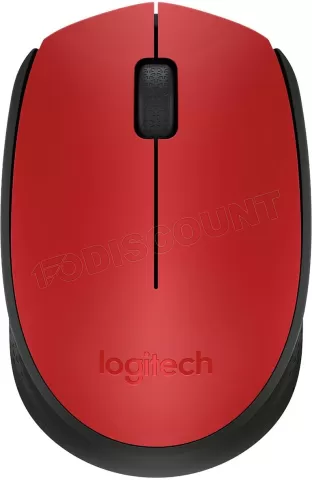 Photo de Souris sans fil Logitech Cordless Laser M171 (Noir/Rouge)