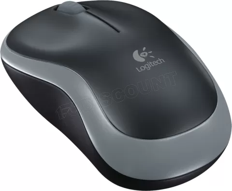 Photo de Souris sans fil Logitech Cordless Laser M185 (Gris)