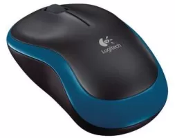 Photo de Souris sans fil Logitech M185 (Noir/Bleu)