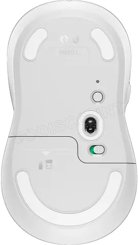 Photo de Souris sans fil Logitech Signature M650 L (Blanc)