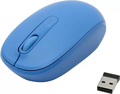 Photo de Souris sans fil Microsoft Wireless Mobile Mouse 1850 (Bleu)