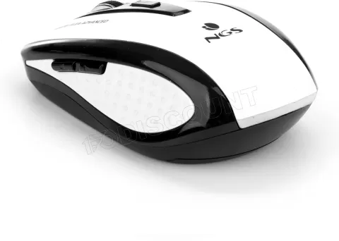 Photo de Souris sans fil NGS Flea Advanced (Noir/Blanc)