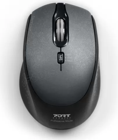 Photo de Souris sans fil Port Designs Pro Silent Click (Noir)