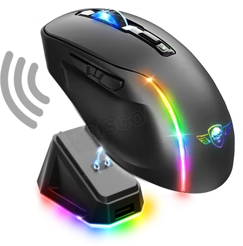 Photo de Souris sans fil Spirit of Gamer Elite M50 RGB (Noir)