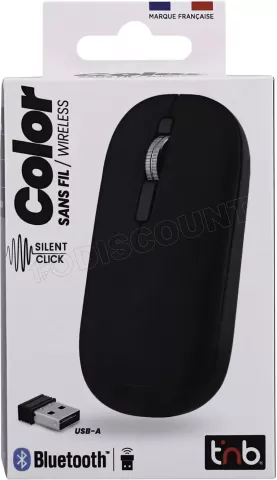 Photo de Souris sans fil T'nB Color 3 (Noir)