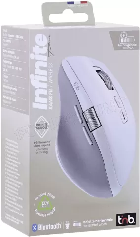 Photo de Souris sans fil T'nB Infinite Pro (Blanc)