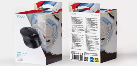 Photo de Souris sans fil Tooq TQMW-1101-B (Noir)
