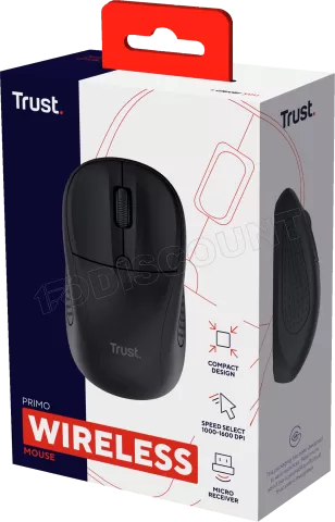 Photo de Souris sans fil Trust Primo (Noir)