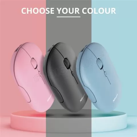 Photo de Souris sans fil Trust Puck (Bleu)