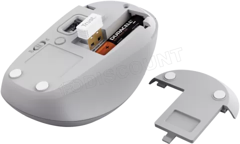 Photo de Souris sans fil Trust Yvi+ (Blanc)