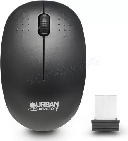 Photo de Souris sans fil Urban Factory Free Souris (Noir)