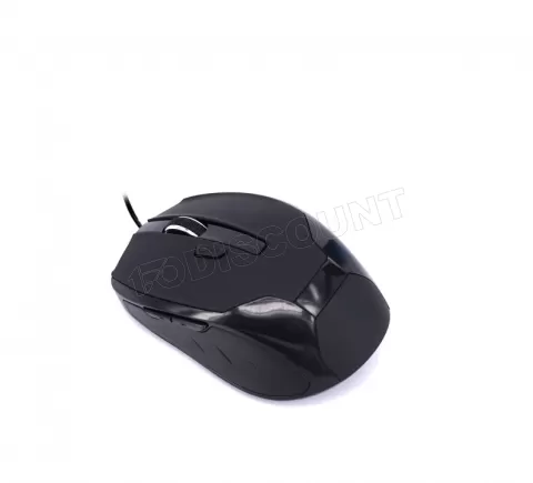 Photo de Souris UPTEC optique noire 5 boutons   1 molette - USB - 1600dpi - 2m