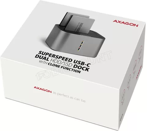 Photo de Station d'accueil Axagon ADSA-DC pour 2x S-ATA 2,5"/3,5" - USB 3.2