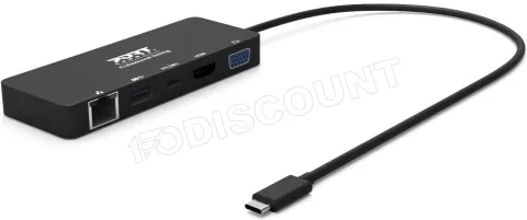 Photo de Station d'accueil portable USB-C 3.0 Port Designs 901909 (Noir)